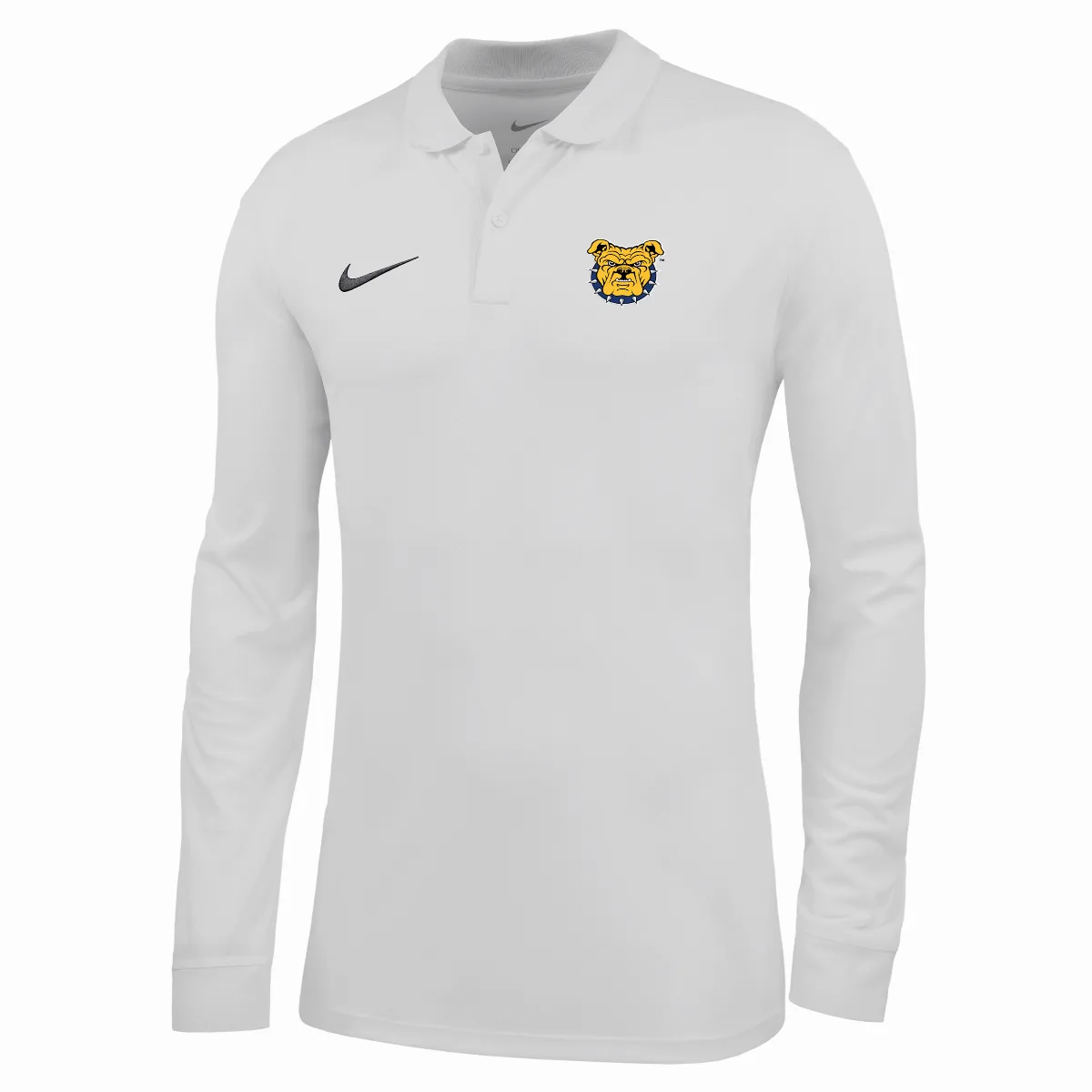 College (north Carolina A&T University) Dri-FIT Long-Sleeve Polo by Nike