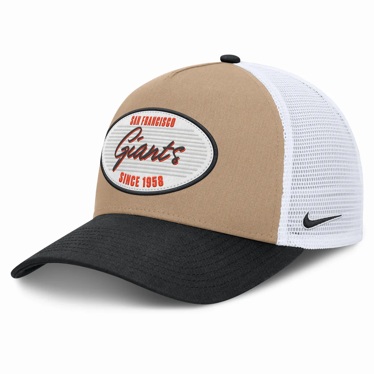 San Francisco Giants Rise MLB A-Frame Trucker Adjustable Hat by Nike