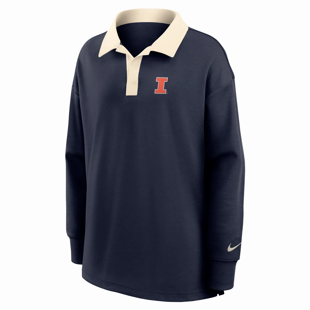 College (illinois) Long-Sleeve Polo by Nike