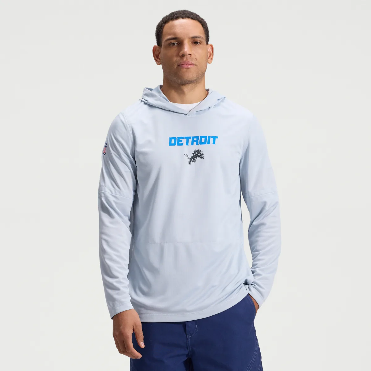 Detroit Lions Rivalries Collection Sideline Dri-FIT NFL Long-Sleeve Hooded Top by Nike