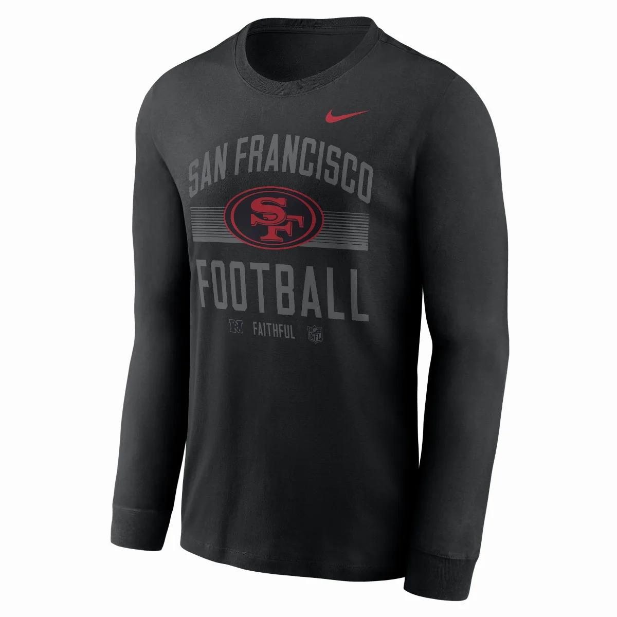 San Francisco 49ers Essential Dri-FIT NFL Long-Sleeve T-Shirt by Nike