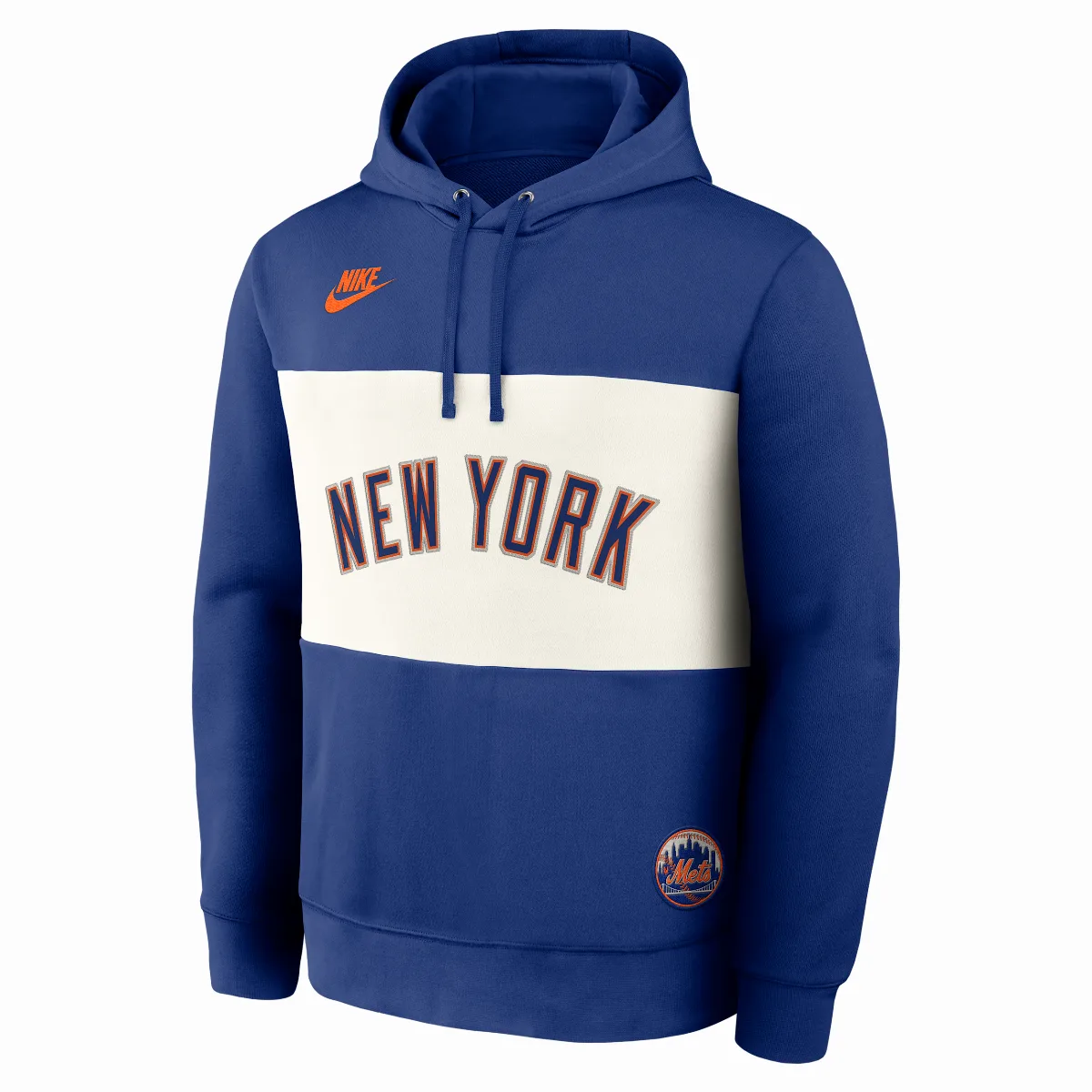 New York Mets Cooperstown Legacy MLB Pullover Hoodie by Nike