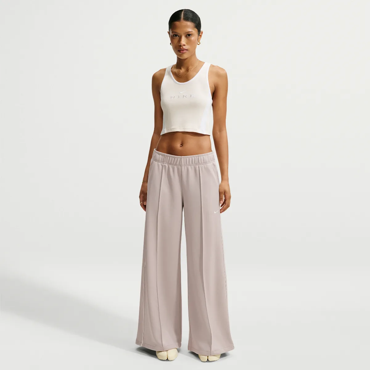 Sportswear Mid-Rise Wide-Leg Track Pants