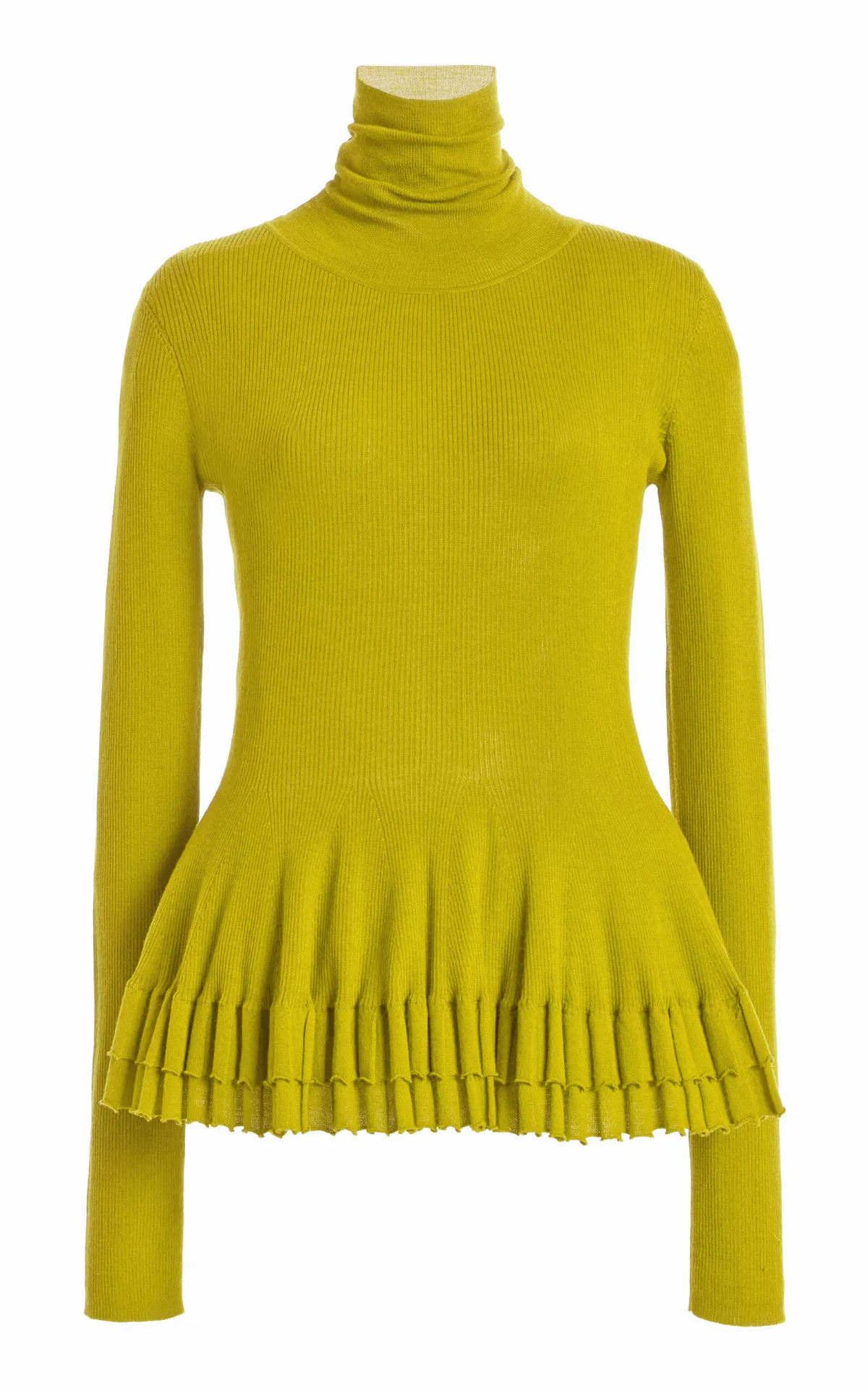 Merritt Turtleneck Wool-Silk Top by Ashlyn