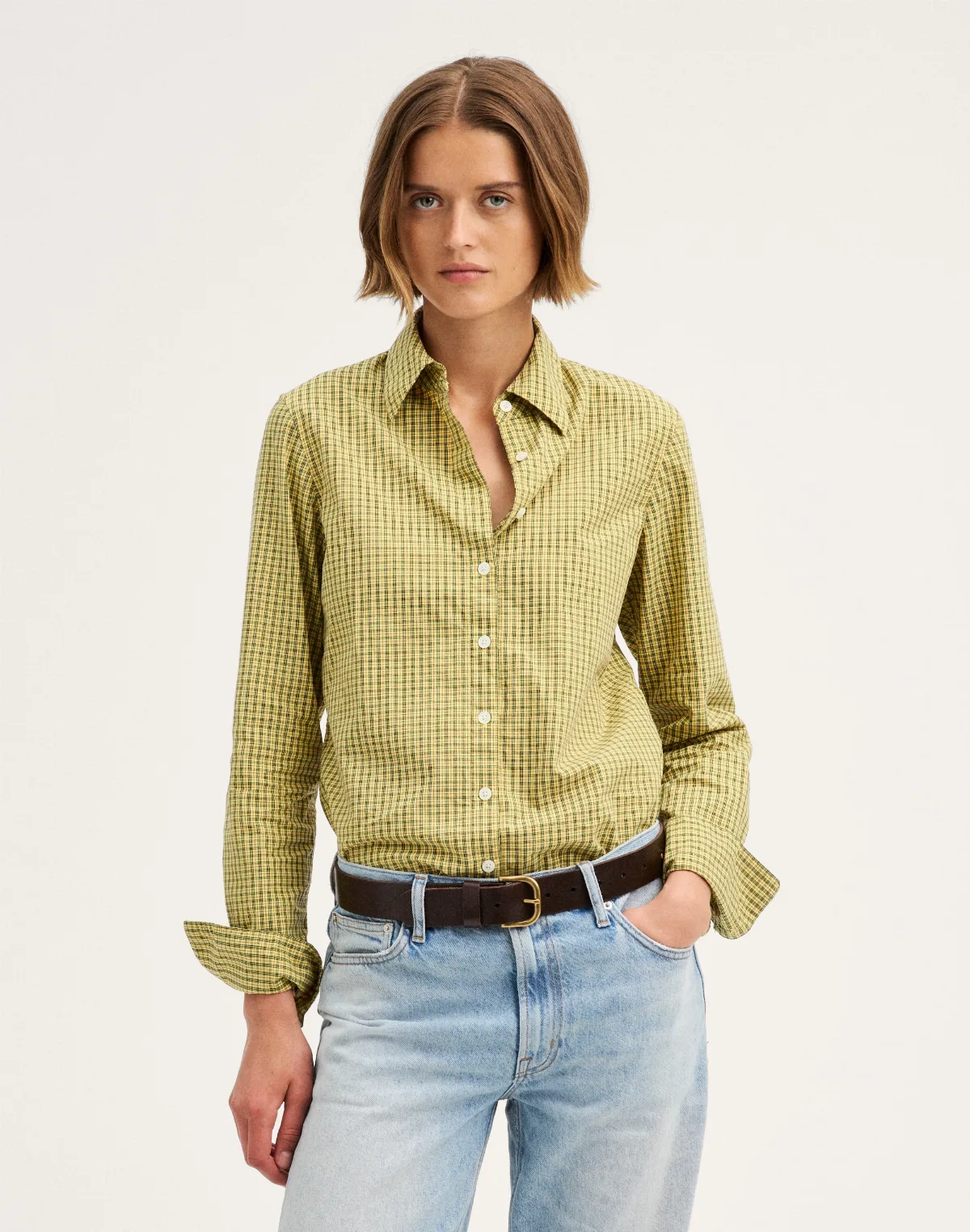 Classic Button-Up Shirt by MW