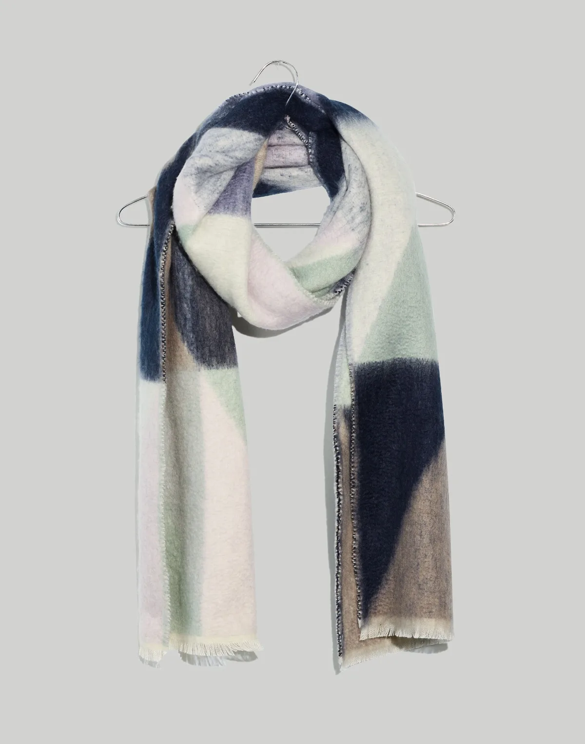 Graphic Nubby Scarf by MW