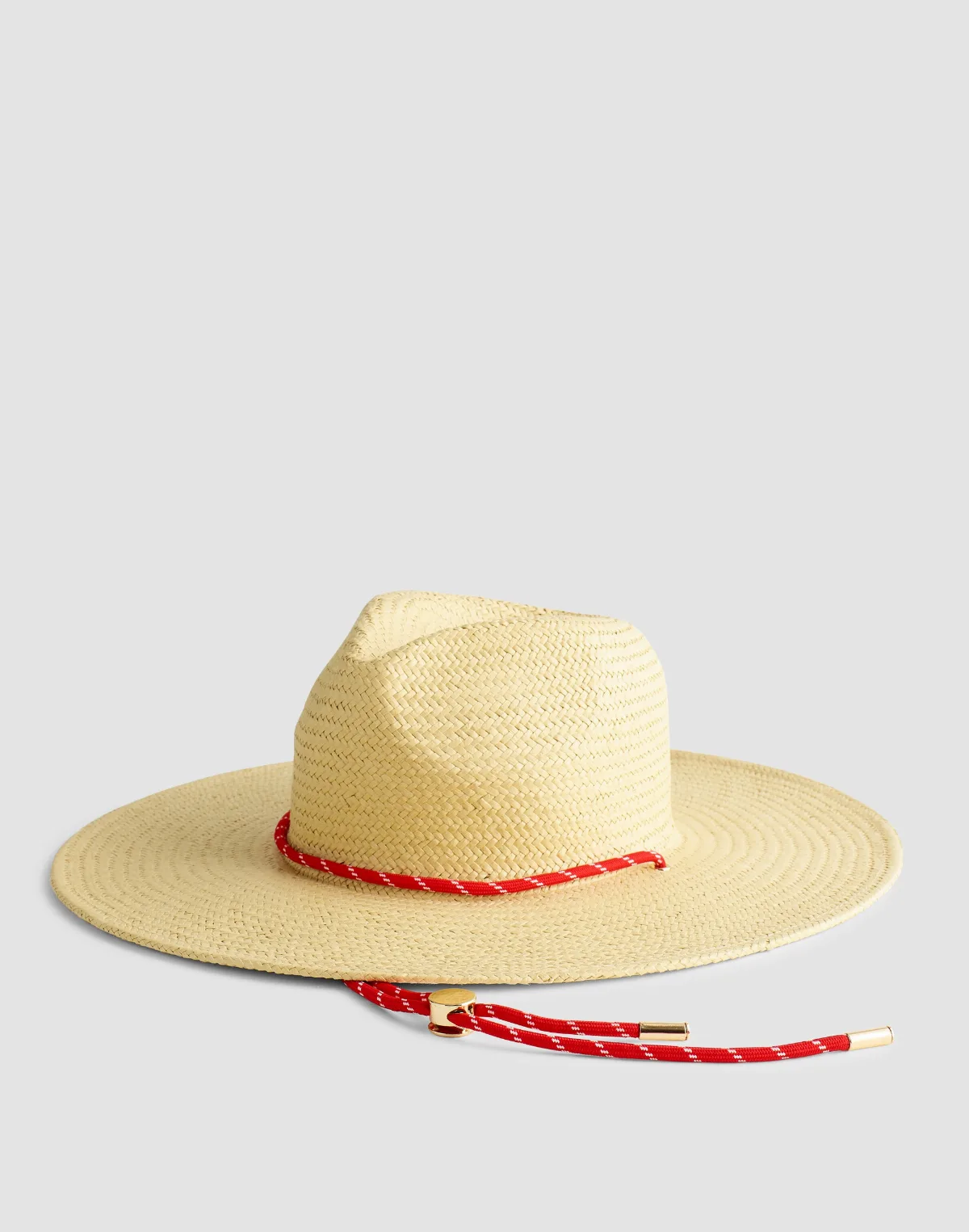 Paracord-Strap Handwoven Straw Hat by MW