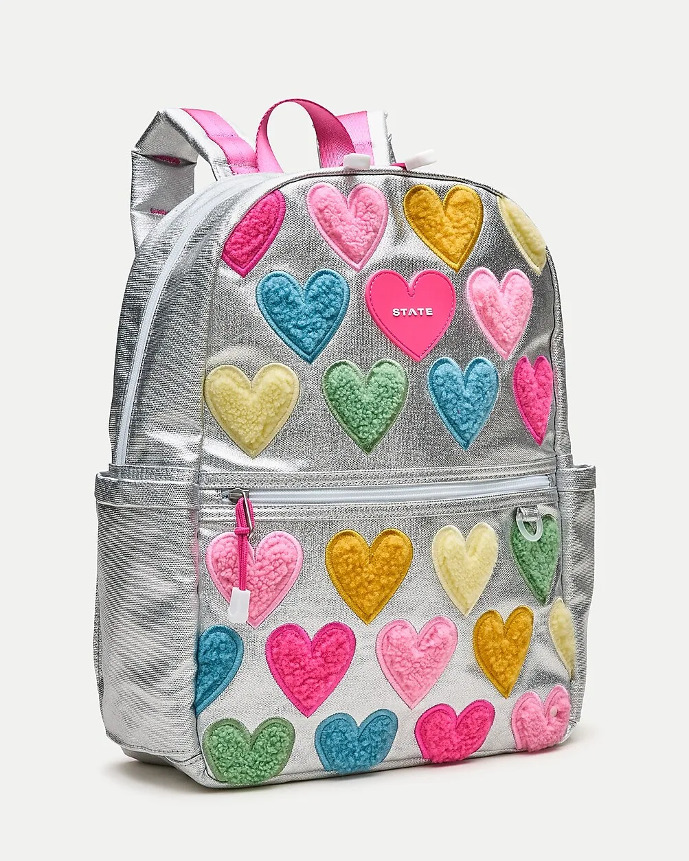 State™ Kane Backpack in Rainbow Heart Print by J.Crew