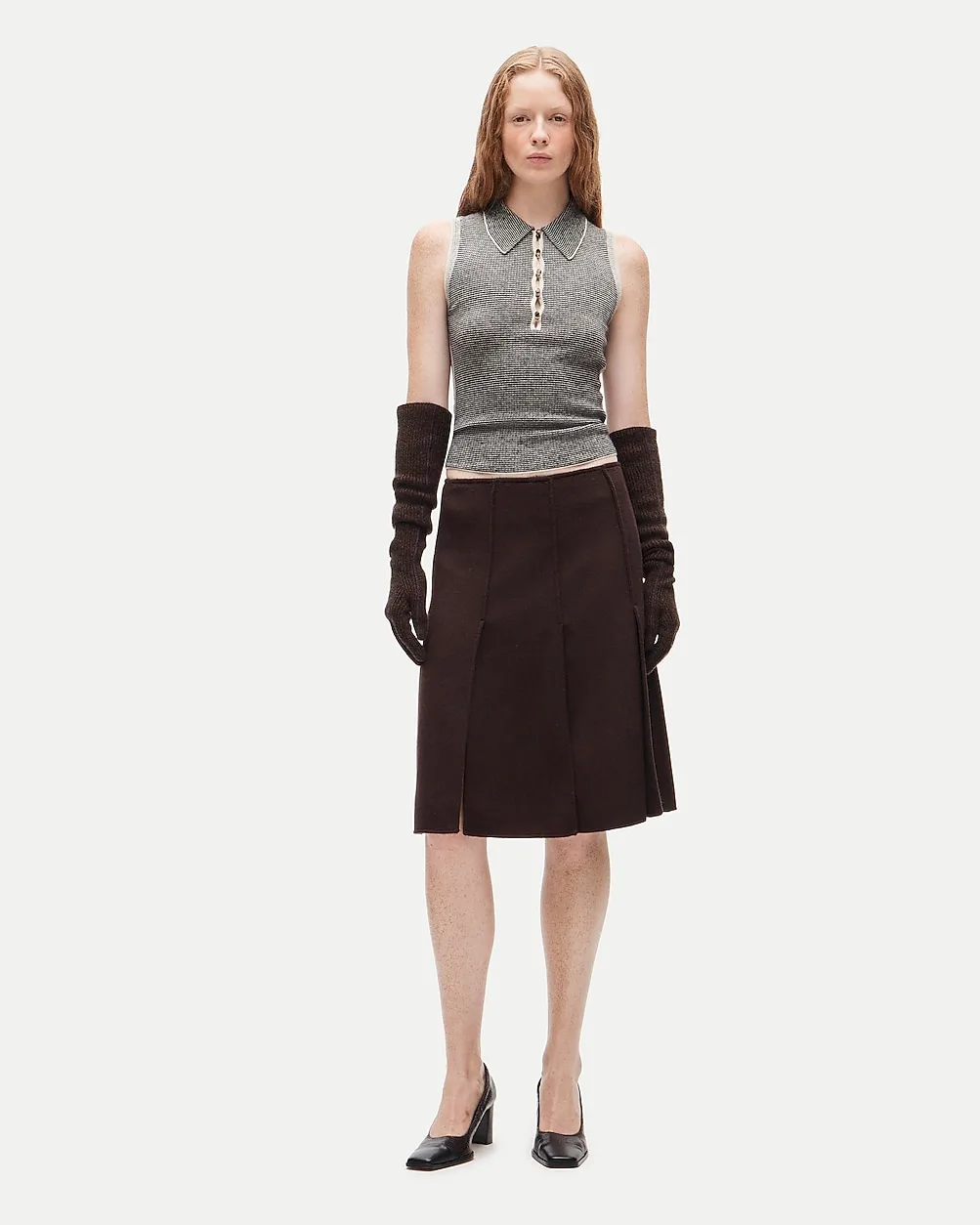 Eckhaus Latta x J.Crew Cashmere Opera Gloves by J.Crew
