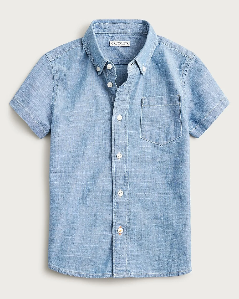 Short-Sleeve Chambray Shirt by J.Crew