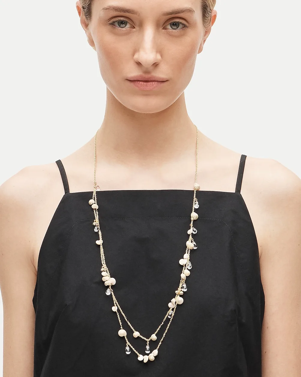 Layered Shell Chain Necklace by J.Crew