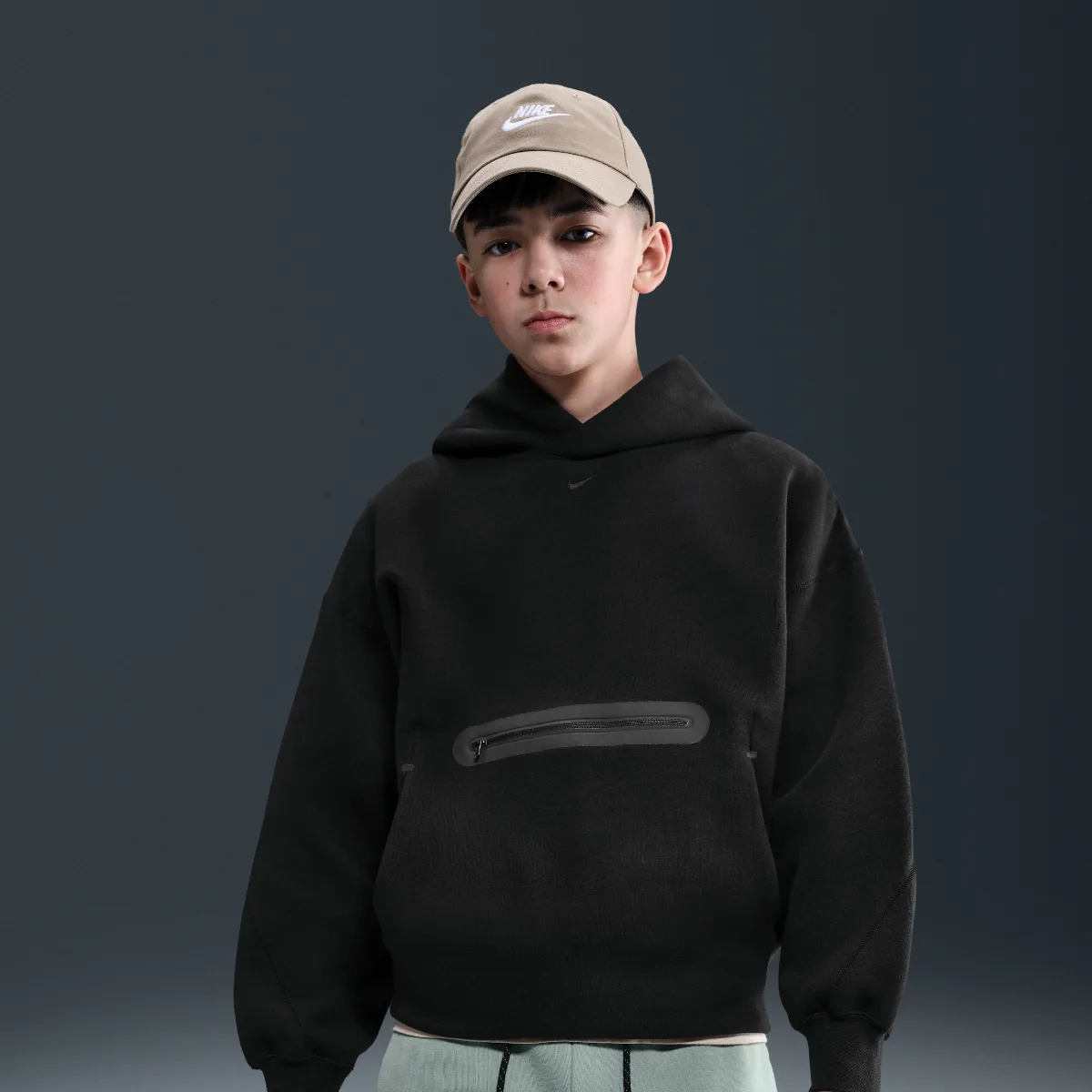 Sportswear Tech Fleece Oversized Pullover Hoodie by Nike