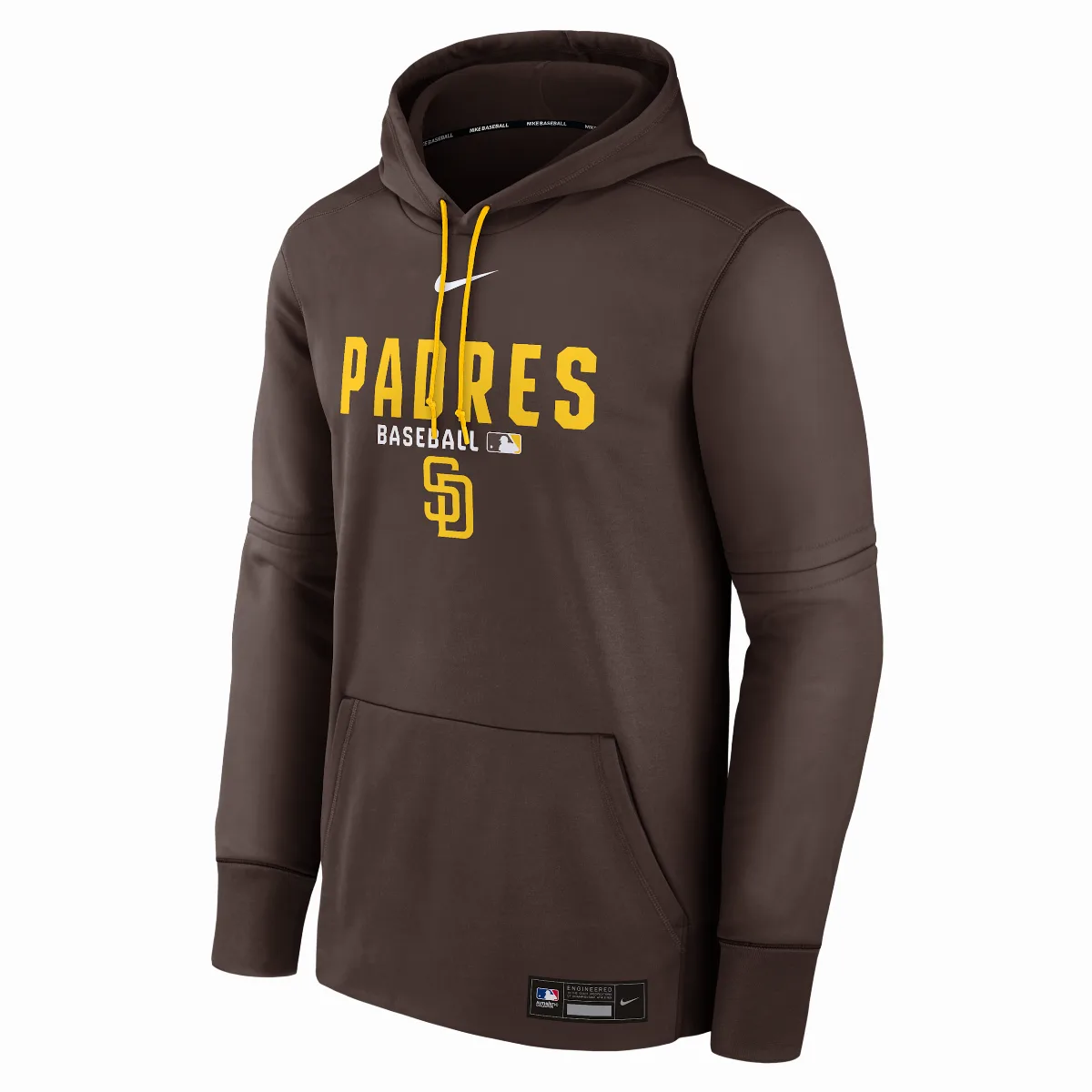 San Diego Padres Authentic Collection Therma MLB Pullover Hoodie by Nike