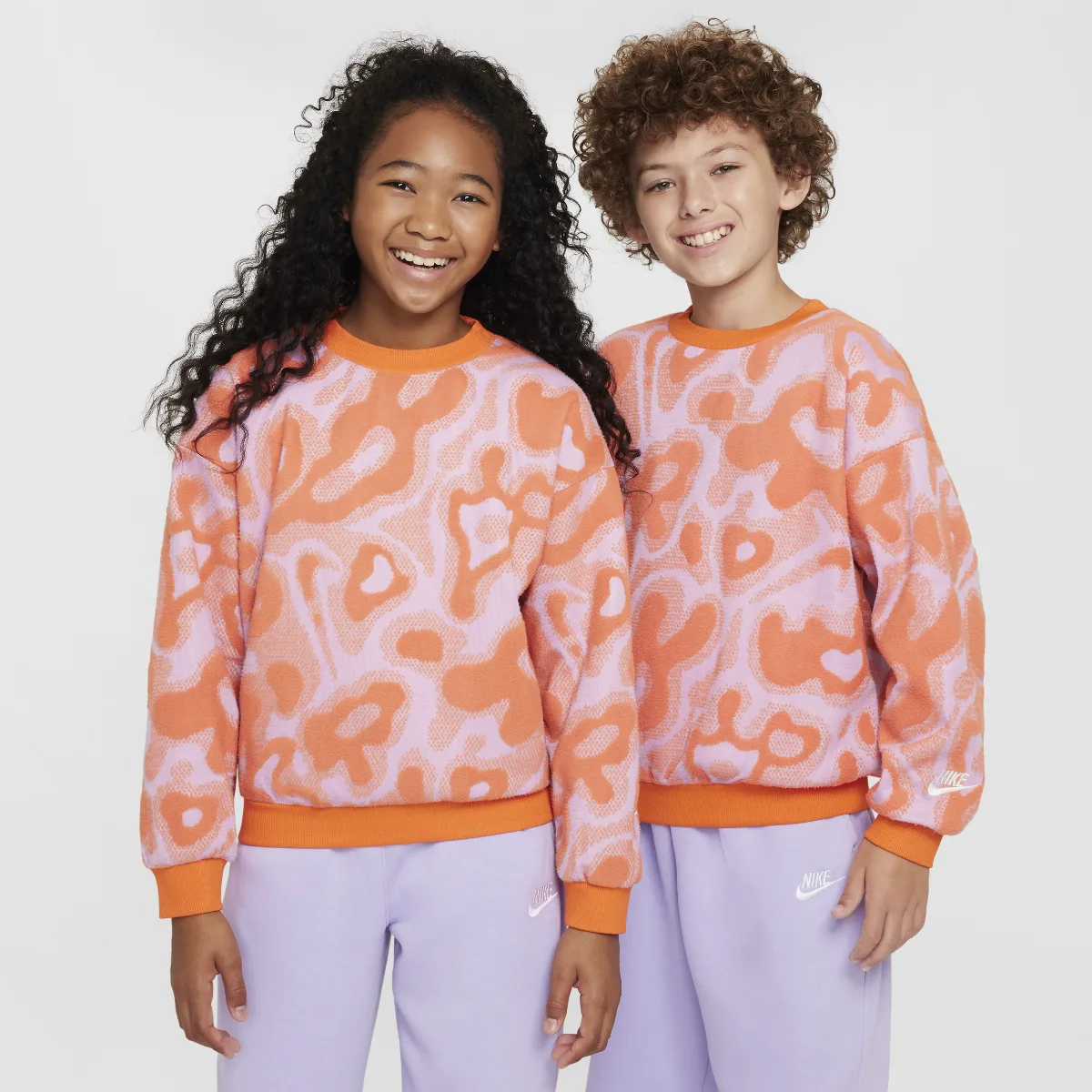 Sportswear Oversized Fleece Crew-Neck Sweatshirt by Nike