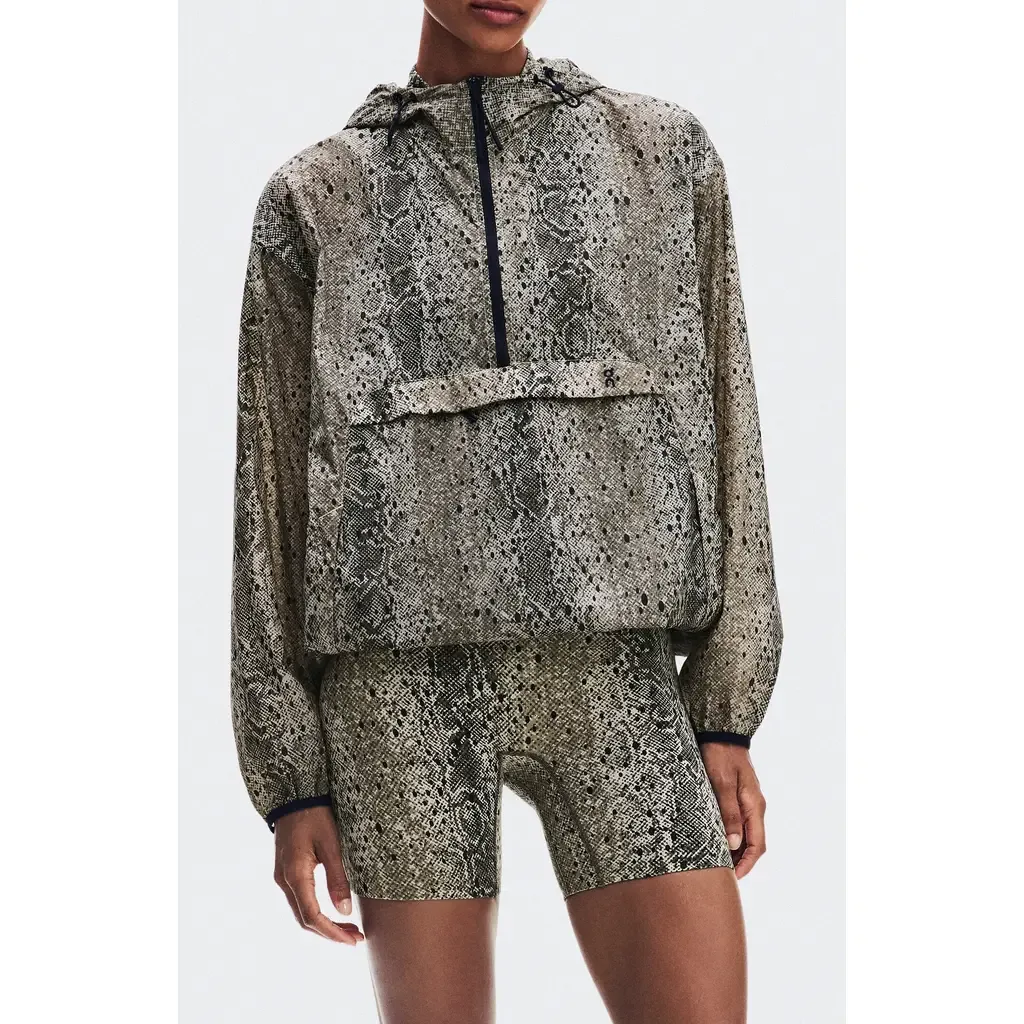 On x Zendaya Python Print Water Repellent Anorak by On