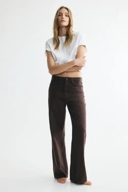Ava Ultra High Rise Wide Leg Jeans by H&M