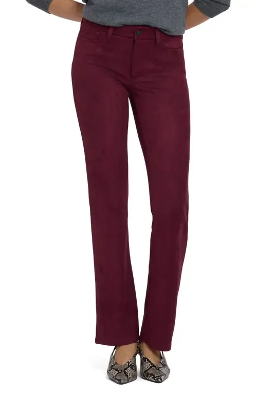 Marilyn Straight Leg Faux Suede Pants by NYDJ