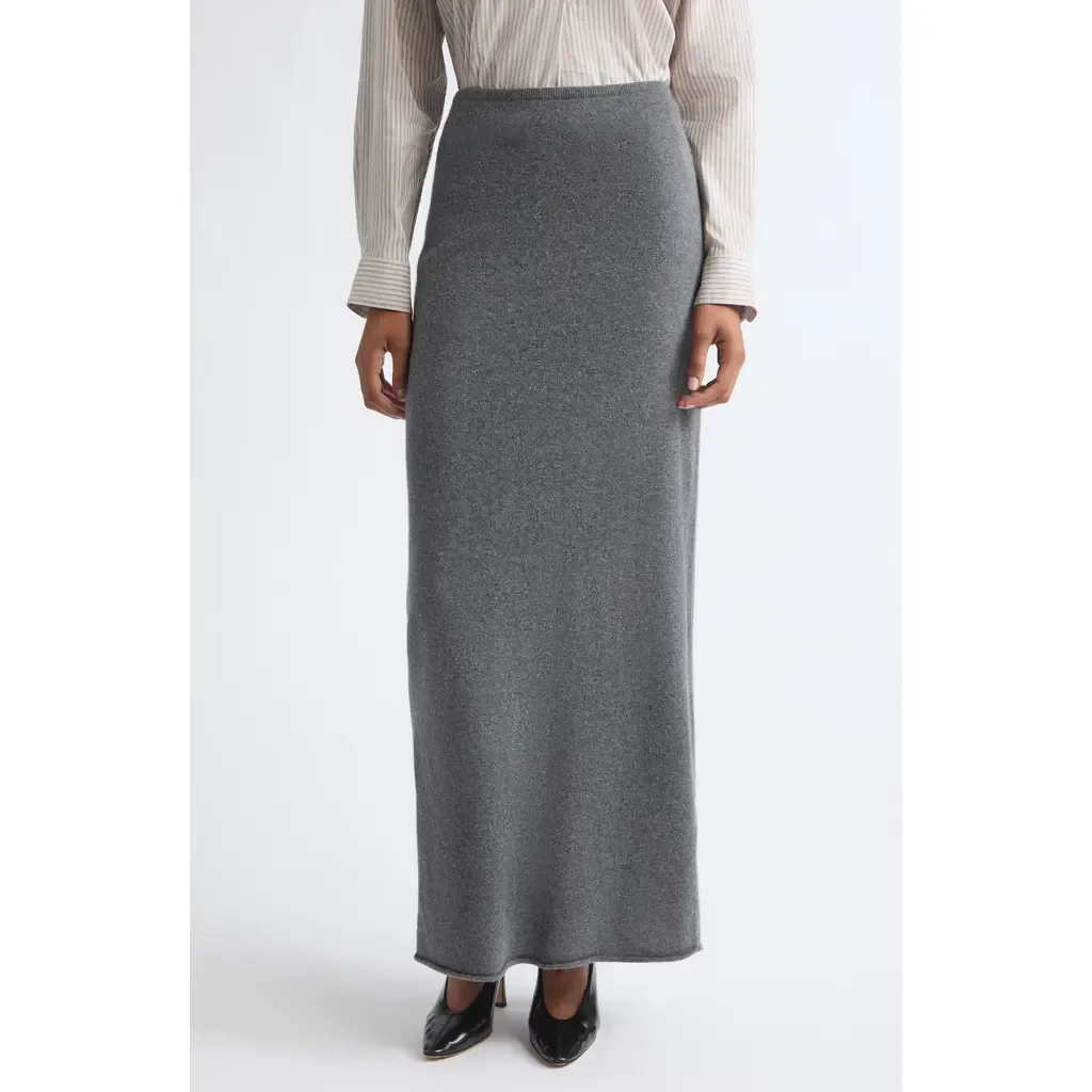 Extrafine Merino Wool Maxi Skirt by Colleen Allen