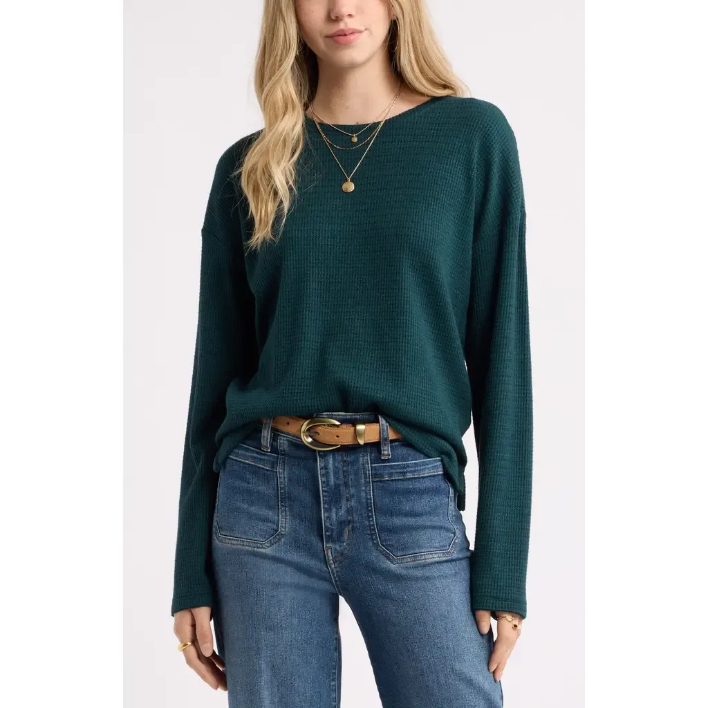Waffle Knit Top by Treasure & Bond