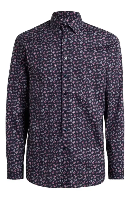 Roma Stretch Cotton Dress Shirt by Etro
