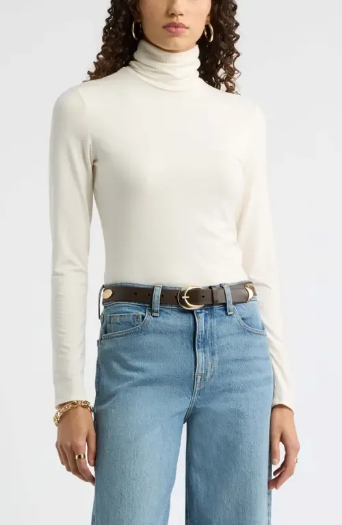 Turtleneck Knit Top by Nordstrom