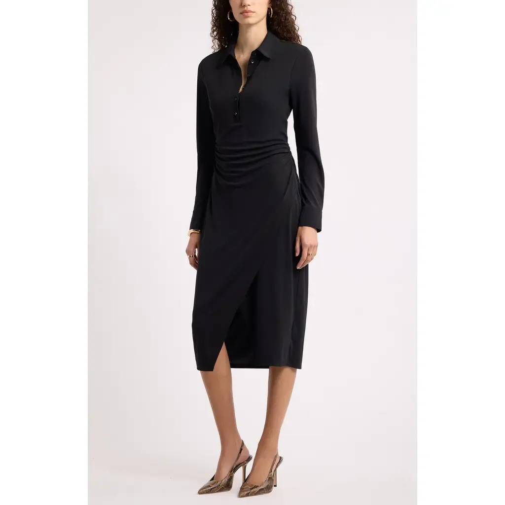 Polo Wrap Midi Dress by Nordstrom