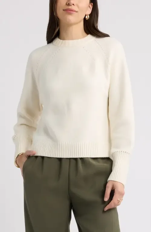 Raglan Crewneck Sweater