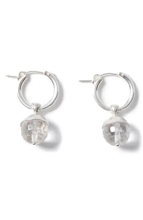 Bell Quartz Hoop Earrings by Chan Luu