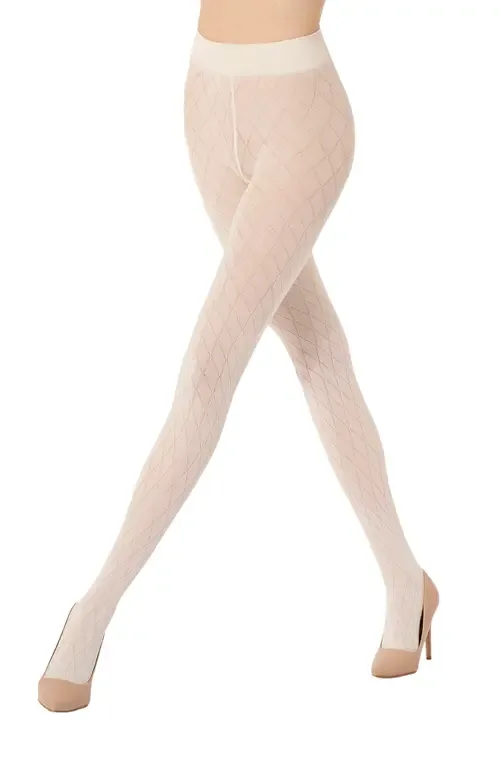 Diamond Pattern Tights by Wolford
