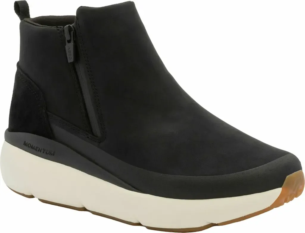 MXV Shift Zip Bootie in Black Nubuck by ABEO