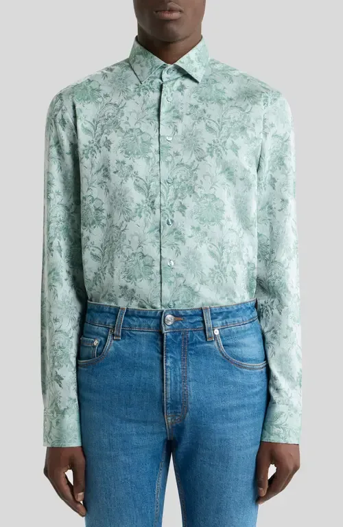 Roma Cotton Dress Shirt by Etro