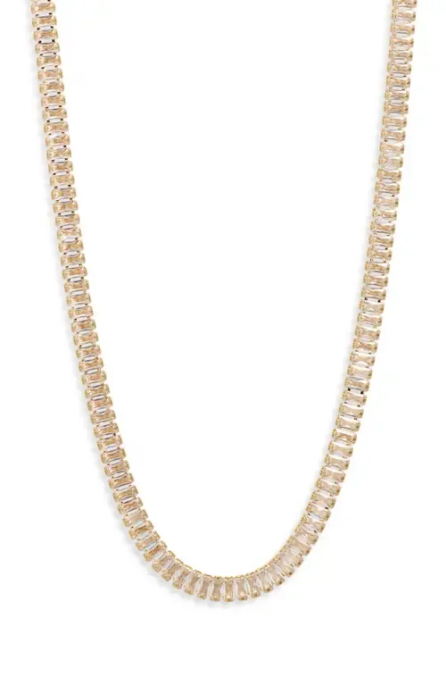 Baguette Cubic Zirconia Necklace