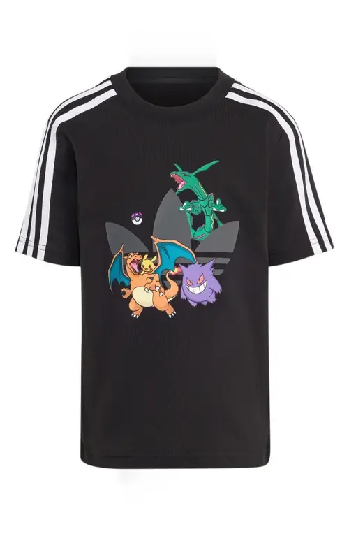 Adidas Originals x Pokémon Cotton Graphic T-Shirt by adidas Originals