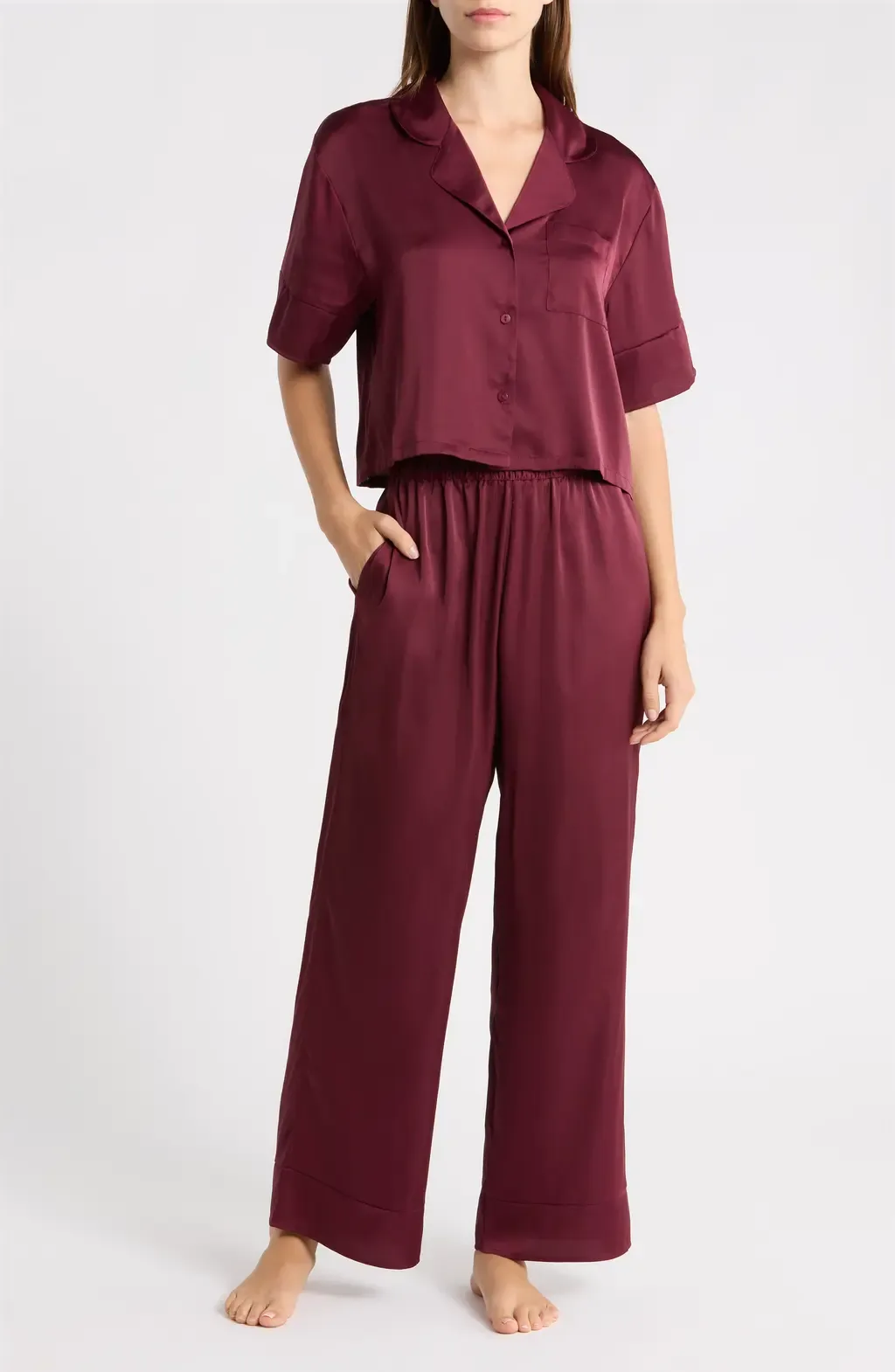Boxy Everyday Satin Pajamas