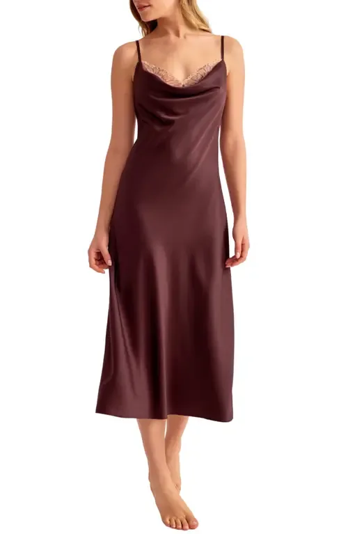 Mirage Cowl Neck Gown by Rya Collection
