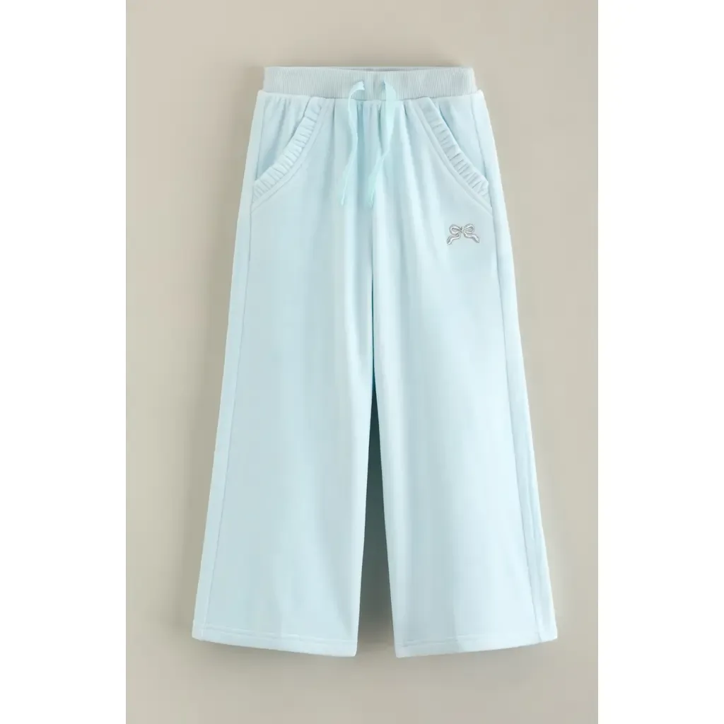 Ruffle Pocket Velour Pull on Pants by Tucker + Tate