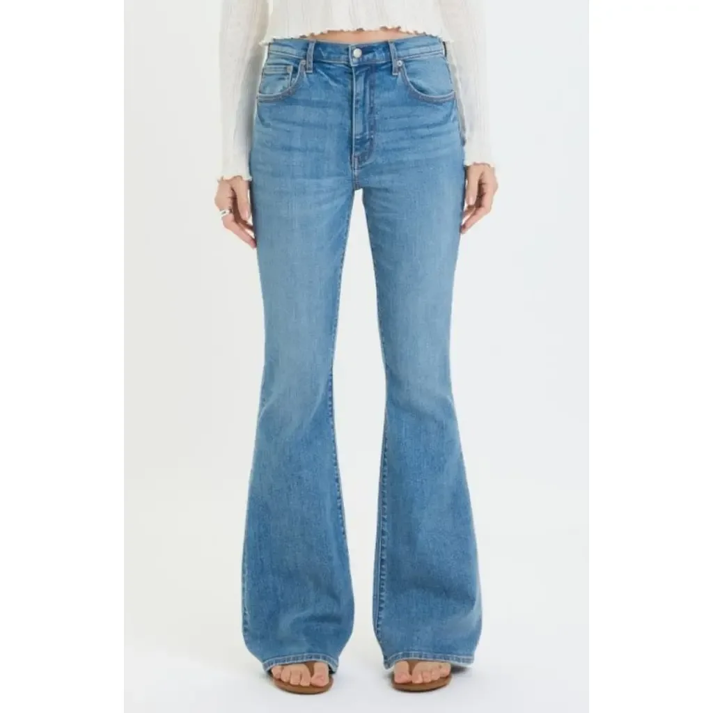 Lover High Waist Flare Leg Jeans by DAZE