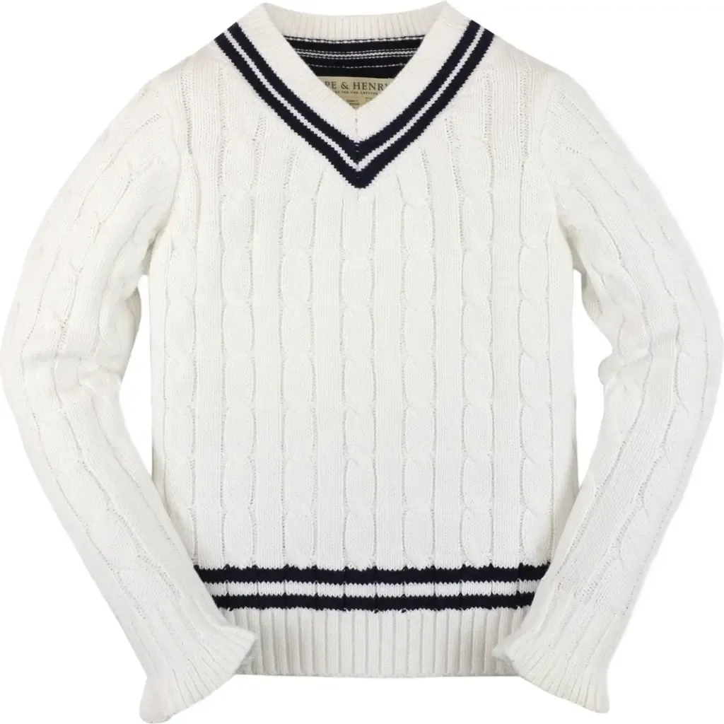 Ruffle Cuff Cricket Sweater by Hope & Henry