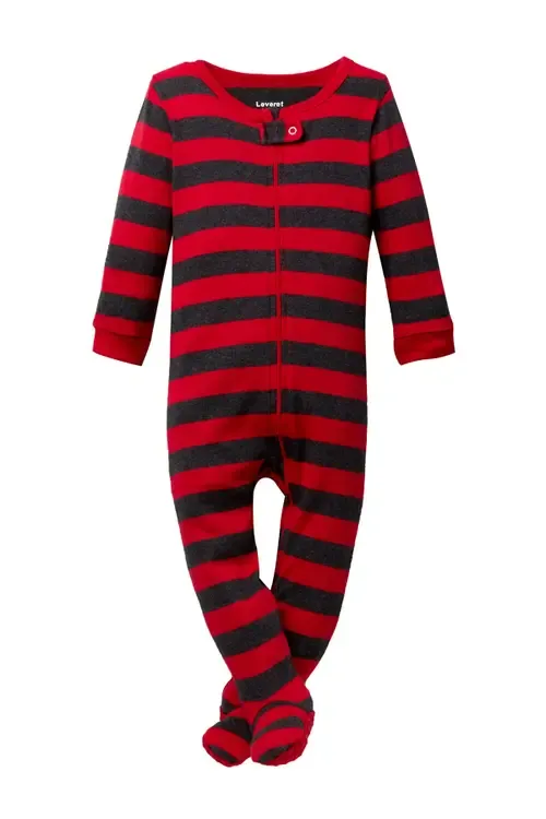 Cotton Footed Pajamas, Solids, Stripes & Tie Dye by Leveret