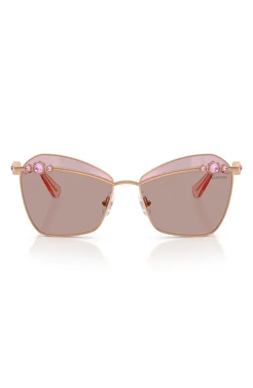 57mm Butterfly Sunglasses by Swarovski