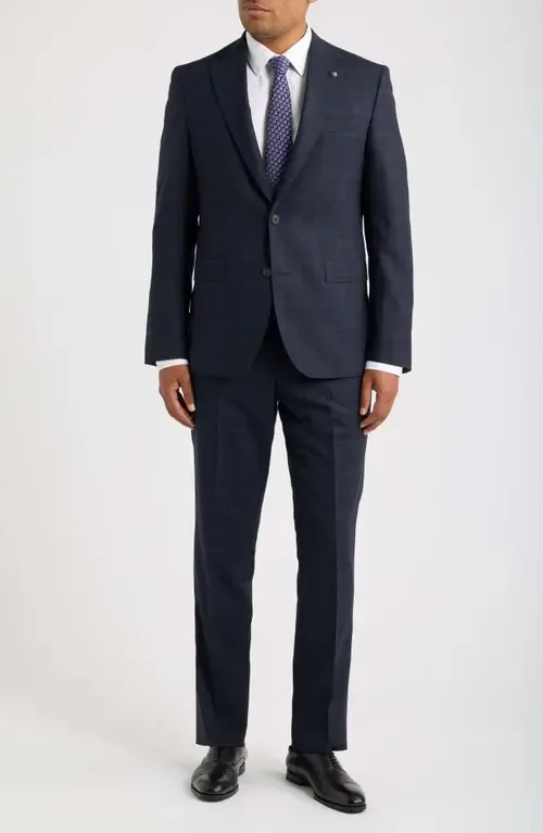 Esprit Tonal Plaid Wool Suit
