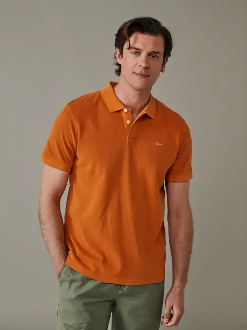 Lusby Short Sleeve Pique Polo Shirt by Aubin