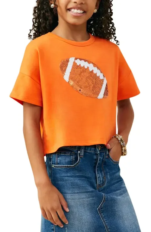 Gameday Football Sequin Graphic Tee by Hayden Girls