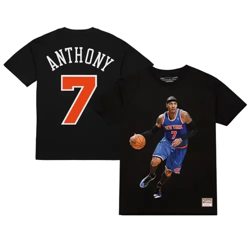 Carmelo Anthony New York Knicks Ultimate Player Name & Number T-Shirt by Mitchell & Ness