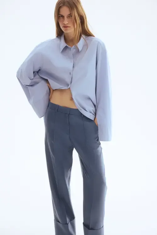 Tailored Twill Trousers by H&M