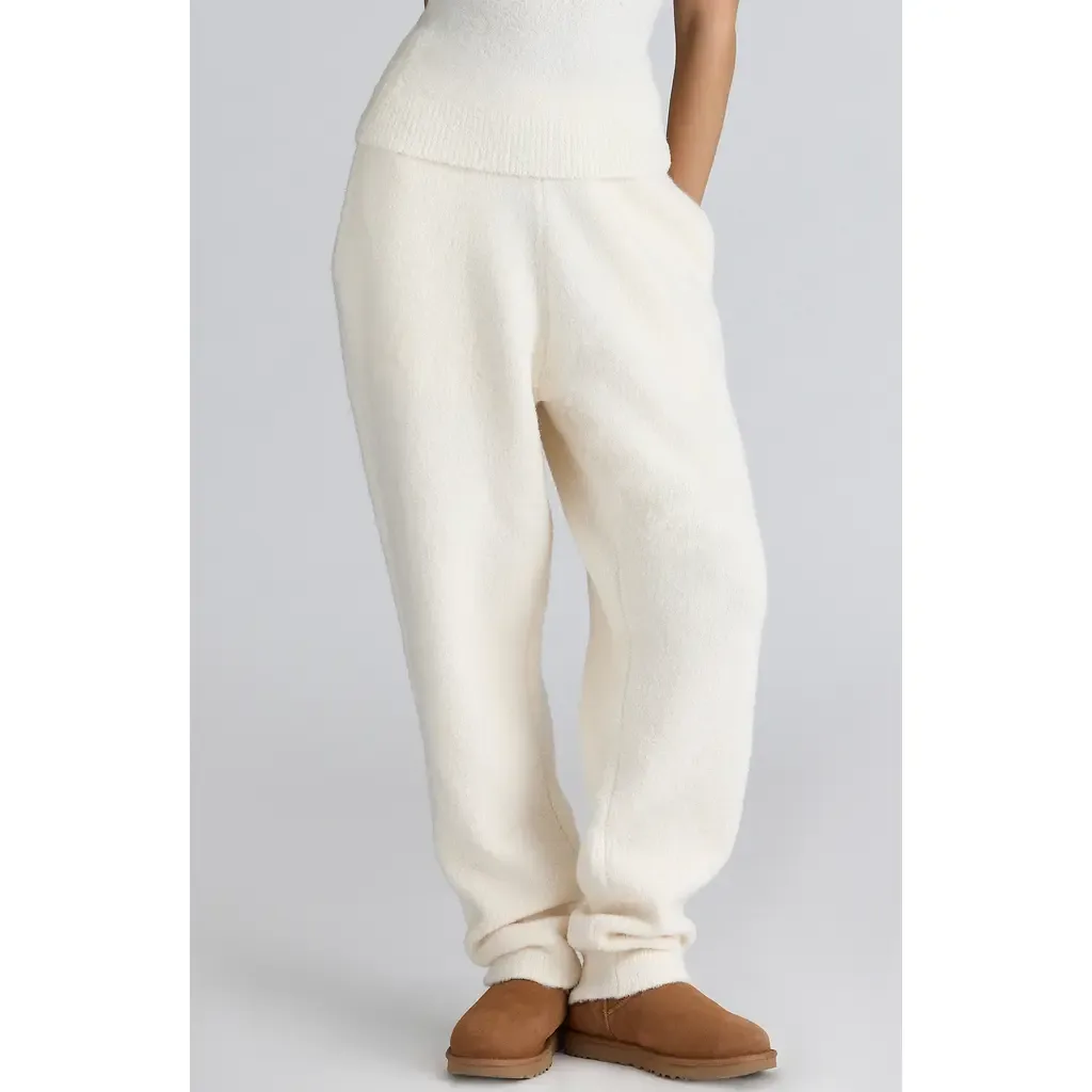 Geena Bouclè Knit Pants by HOUSE OF CB