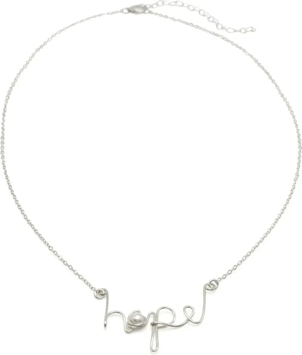 Hope Sterling Silver Necklace by Alegria Accessories