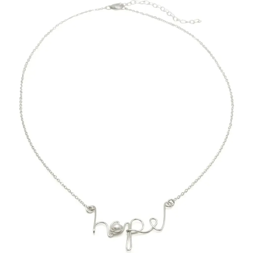Hope Sterling Silver Necklace by Alegria Accessories