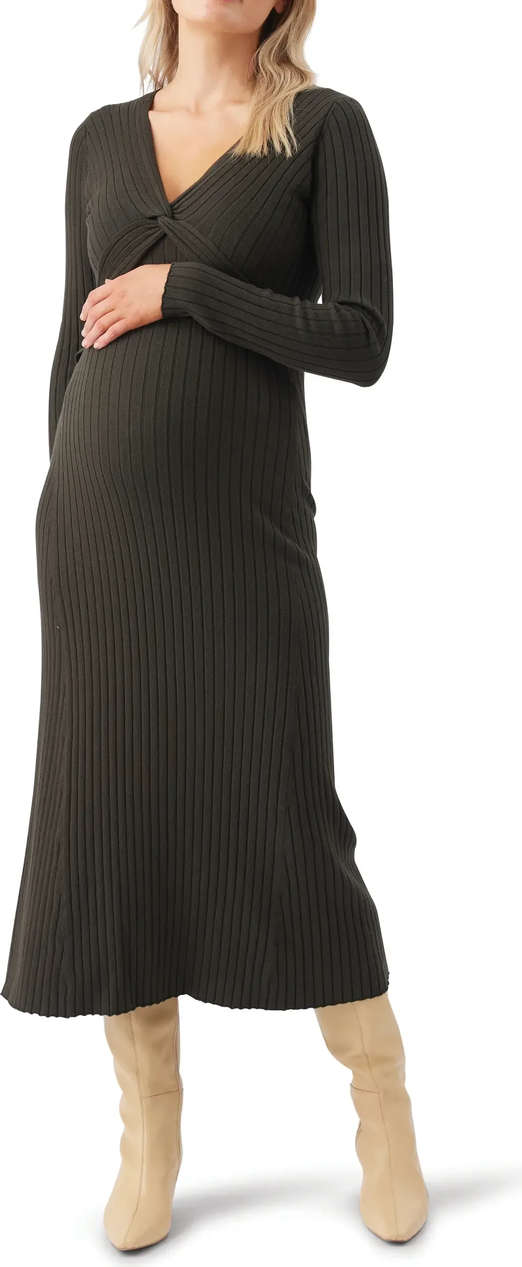 Remi Knit Nursing Dress