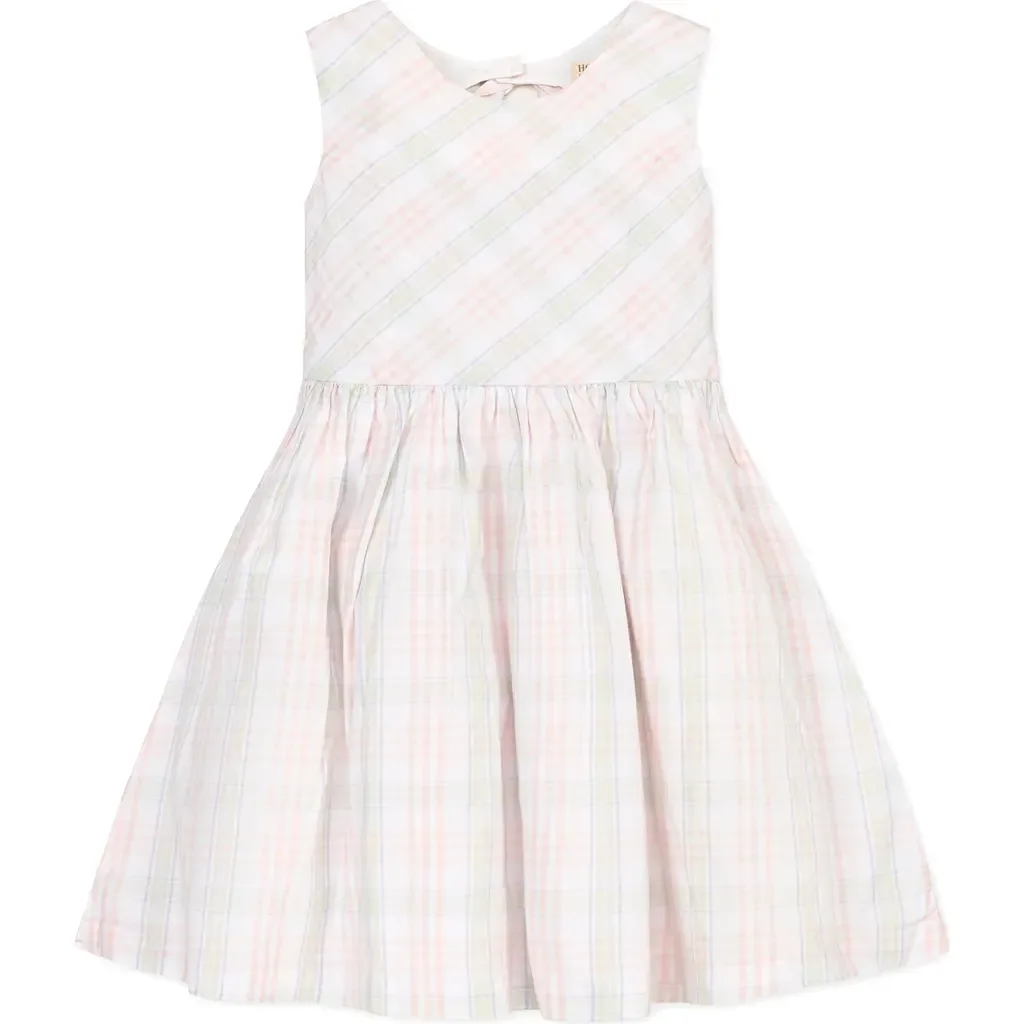 Organic Stretch Poplin Button Back Party Dress by Hope & Henry